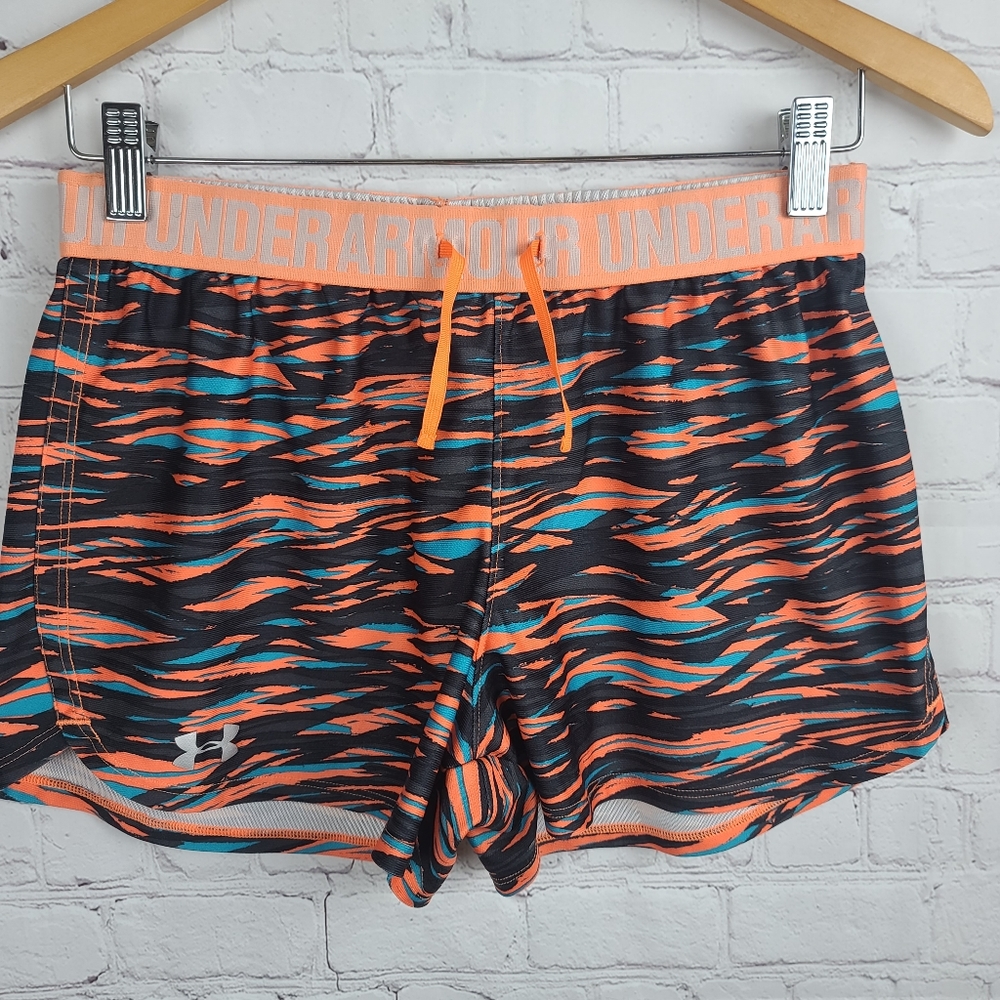 Under Armor Cyber Orange Play Up Shorts Men Sm
